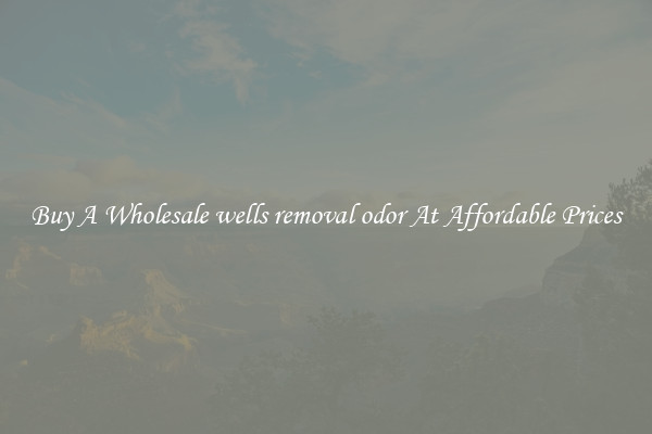 Buy A Wholesale wells removal odor At Affordable Prices