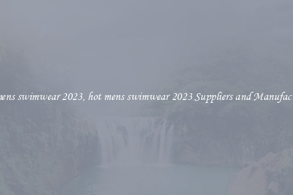 hot mens swimwear 2023, hot mens swimwear 2023 Suppliers and Manufacturers