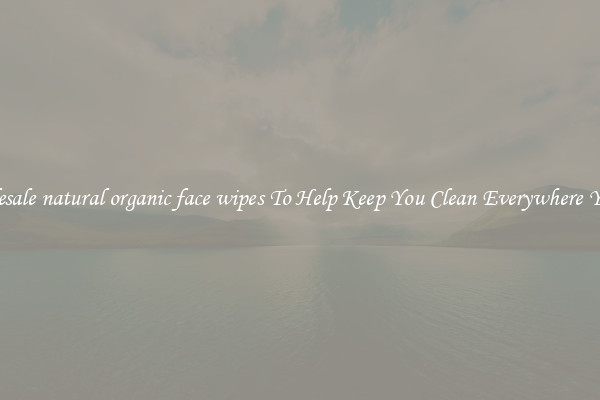 Wholesale natural organic face wipes To Help Keep You Clean Everywhere You Go