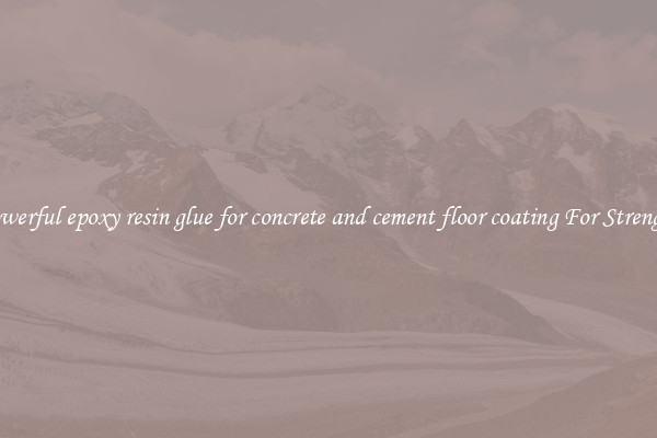 Powerful epoxy resin glue for concrete and cement floor coating For Strength