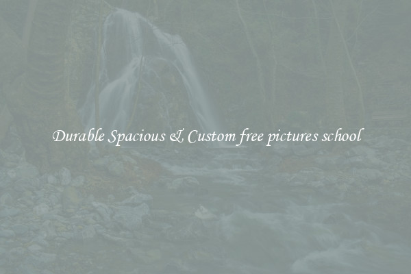 Durable Spacious & Custom free pictures school
