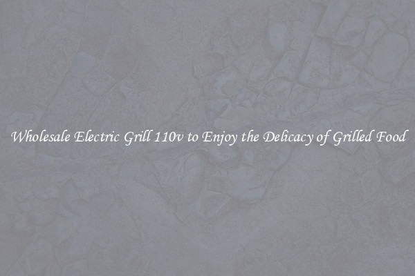 Wholesale Electric Grill 110v to Enjoy the Delicacy of Grilled Food
